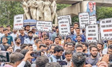 ঢাবি ক্যাম্পাসে শোভাযাত্রা