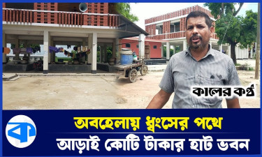 অবহেলায় ধ্বংসের পথে আড়াই কোটির ‘হাট ভবন’