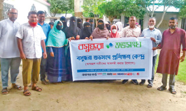 বাঞ্ছারামপুরে বসুন্ধরা শুভসংঘের উদ্যোগে সেলাই প্রশিক্ষণ শুরু