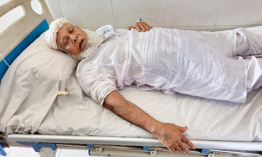 বাধা দেওয়ায় মুক্তিযোদ্ধার উপর প্রতিবেশীর আক্রমণ