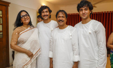 ‘উৎসব’ দেখে সন্তানকে জড়িয়ে ধরে কাঁদলেন বৃন্দাবন দাস-শাহনাজ খুশি