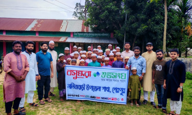 নালিতাবাড়ীতে বসুন্ধরা শুভসংঘের উদ্যোগে এতিমখানায় মৌসুমি ফল বিতরণ