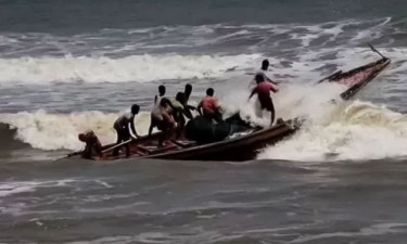 থালা ধুতে গিয়ে সাগরে পড়ে যায় জেলে, জাল টেনে মরদেহ উদ্ধার