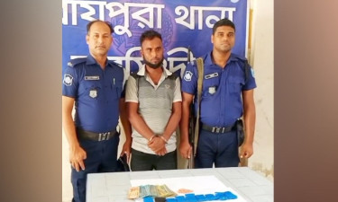 রায়পুরায় ১৮০০ পিস ইয়াবাসহ মাদক ব্যবসায়ী আটক
