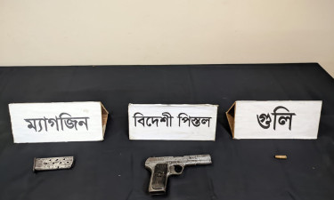 থানা থেকে লুট হওয়া পিস্তল মিলল বালুর স্তূপে