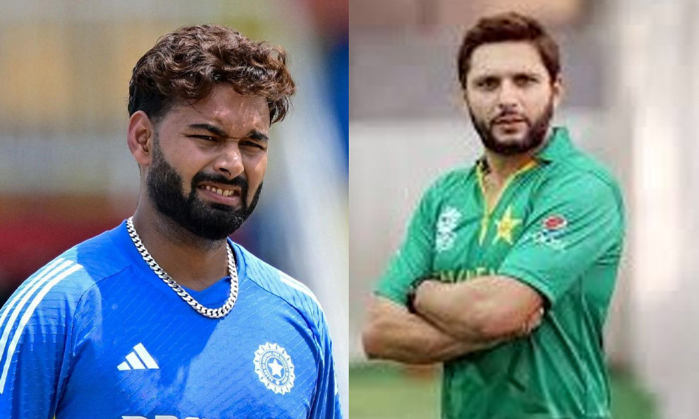পন্তকে ভারতের শহীদ আফ্রিদি বললেন পাকিস্তানের সাবেক অধিনায়ক