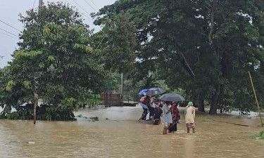 দীঘিনালার নিম্নাঞ্চল প্লাবিত, লংগদুর সঙ্গে সড়ক যোগাযোগ বন্ধ
