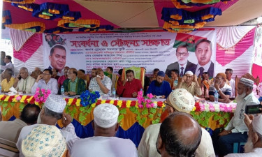 মির্জাগঞ্জে জেলা বিএনপির নবনির্বাচিত সভাপতি, সম্পাদককে সংবর্ধনা
