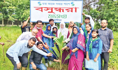 কুষ্টিয়ায় বসুন্ধরা শুভসংঘের পরিবেশবান্ধব বৃক্ষরোপণ