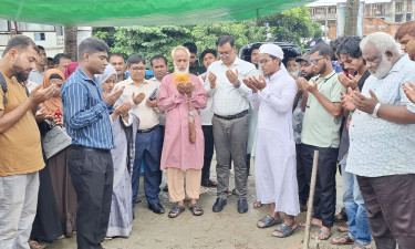 নওগাঁয় ‘জুলাই স্মৃতিস্তম্ভ’ নির্মাণকাজের উদ্বোধন