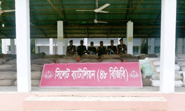 সীমান্তে দুই কোটি টাকার চোরাই পণ্য জব্দ