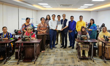 শ্রবণ-বাকপ্রতিবন্ধী নারীকে সেলাই প্রশিক্ষণ দেবে ব্র্যাক ব্যাংক-বিএনএফডি