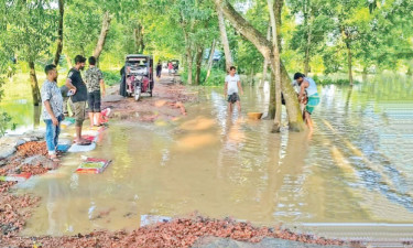 দৃশ্যমান হচ্ছে ক্ষতচিহ্ন, সব সড়ক চলাচলের অনুপযোগী