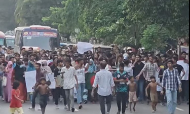 মিরপুরে শিক্ষার্থীদের বিক্ষোভ মিছিল