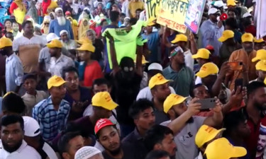 রূপগঞ্জে বিএনপির সমাবেশে জনতার ঢল