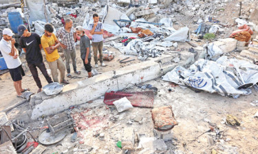 গাজা সিরিয়া লেবাননে ইসরায়েলি হামলা