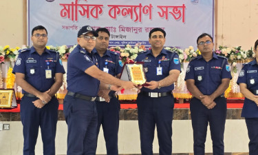 টাঙ্গাইলে শ্রেষ্ঠ ওসির সম্মাননা পেলেন তানবীর আহম্মেদ