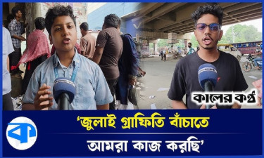 জুলাই গ্রাফিতির ওপর পোস্টার, ক্ষুব্ধ জুলাই যোদ্ধারা