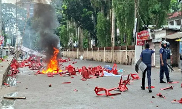 নিষিদ্ধ ছাত্রলীগের হামলার পর গোপালগঞ্জে ১৪৪ ধারা জারি