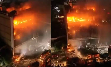 ইরাকের শপিং মলে অগ্নিকাণ্ড, নিহত বেড়ে ৬১