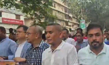 যুবদলের বিক্ষোভ মিছিল