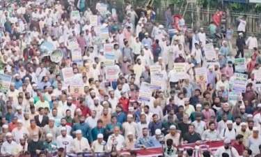 এনসিপি নেতাকর্মীদের ওপর হামলার প্রতিবাদে জামায়াতের বিক্ষোভ মিছিল