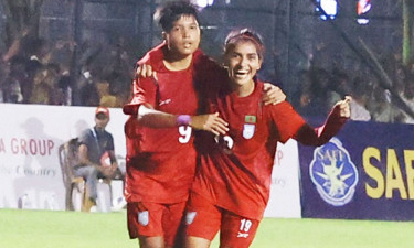 তৃষ্ণার জোড়া গোলে টানা চতুর্থ জয় বাংলাদেশের