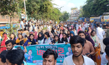 জুলাই পদযাত্রার অংশ হিসেবে নারায়ণগঞ্জে এনসিপি নেতারা
