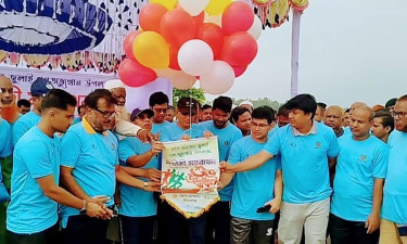 জুলাই স্মরণে সিরাজগঞ্জে প্রতীকী ম্যারাথন