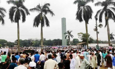সোহরাওয়াদী উদ্যানে জামায়াত নেতাকর্মীদের ঢল
