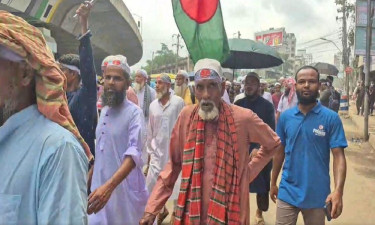 দেশের প্রান্ত থেকে হেঁটেই সমাবেশে জামায়াতের নেতাকর্মীরা