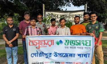 হুমায়ূন আহমেদের ১৩তম মৃত্যুবার্ষিকীতে বসুন্ধরা শুভসংঘের বৃক্ষরোপণ