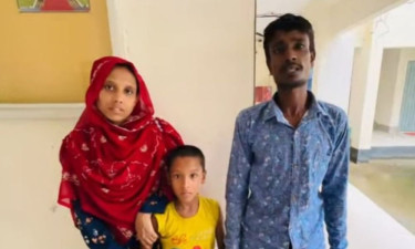 চুনারুঘাটে হারিয়ে যাওয়া শিশুটিকে পরিবারের কাছে ফিরিয়ে দিল পুলিশ