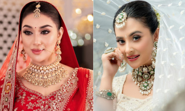 বধূ সাজে বুবলী, ছবি দিলেন অপুও