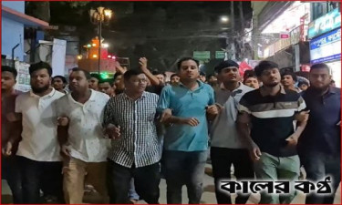 সালাহউদ্দিন আহমেদকে নিয়ে কটূক্তি, প্রতিবাদে ছাত্রদলের বিক্ষোভ মিছিল
