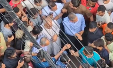 আহতদের দেখতে উত্তরার আধুনিক হাসপাতালে বিএনপির নেতারা