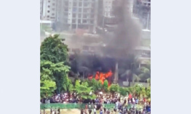 শোকের ছায়া ক্রীড়াঙ্গনে