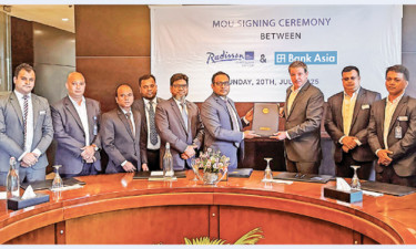 র‌্যাডিসন ব্লু চট্টগ্রাম বে ভিউয়ের সঙ্গে চুক্তি স্বাক্ষর করেছে ব্যাংক এশিয়া