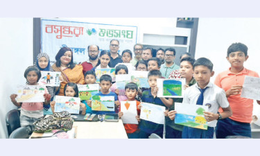 জুলাই শহীদ স্মরণে শ্রীমঙ্গলে শিশু শিক্ষার্থীদের চিত্রাঙ্কন প্রতিযোগিতা