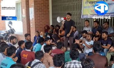 শিক্ষক সংকটে শাটডাউন, ৭ দফা দাবিতে উত্তাল বরিশাল টেক্সটাইল কলেজ