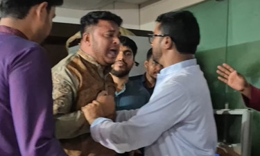 প্রার্থী ঘোষণার পর গণ অধিকার পরিষদের অফিসে তুলকালাম