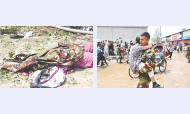 উদ্ধারকাজে সেনাবাহিনীর মানবিকতা
