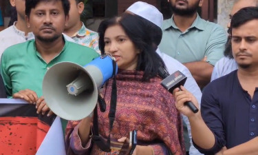 মোহাম্মদপুর থানার ওসিকে অপসারণের দাবিতে বিক্ষোভ