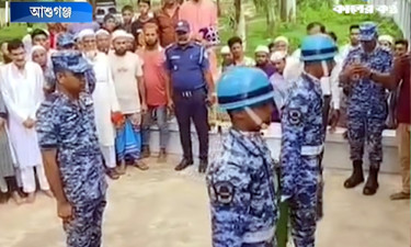 মাইলস্টোন শিক্ষক মাসুকার প্রতি বিমানবাহিনীর শ্রদ্ধা