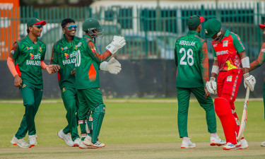 জিম্বাবুয়ের বিপক্ষে বড় জয়ে শীর্ষে বাংলাদেশ
