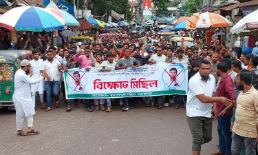 উপদেষ্টা আসিফের পদত্যাগের দাবিতে মুরাদনগরে বিক্ষোভ