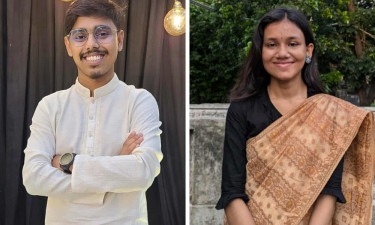 জবি ফটোগ্রাফিক সোসাইটির সভাপতি ছোলায়মান, সম্পাদক প্রিয়া