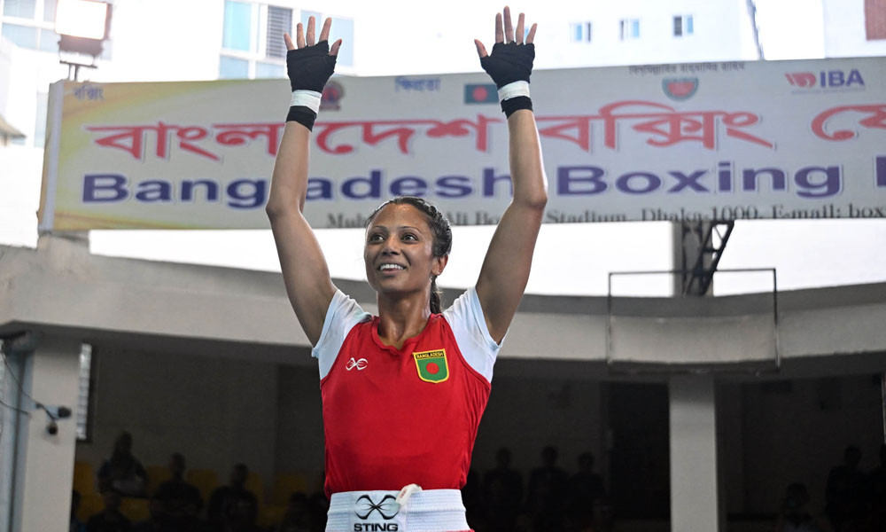 বক্সিংয়ে দেশসেরা যুক্তরাষ্ট্রপ্রবাসী জিনাত