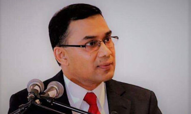 ছাত্র সমাবেশে কথা বলছেন তারেক রহমান