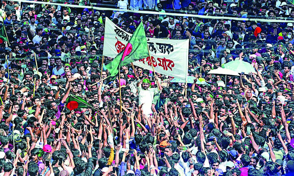 ‘৩৬ জুলাই’ ছাত্র-জনতার বিজয়, শেখ হাসিনার পতন
